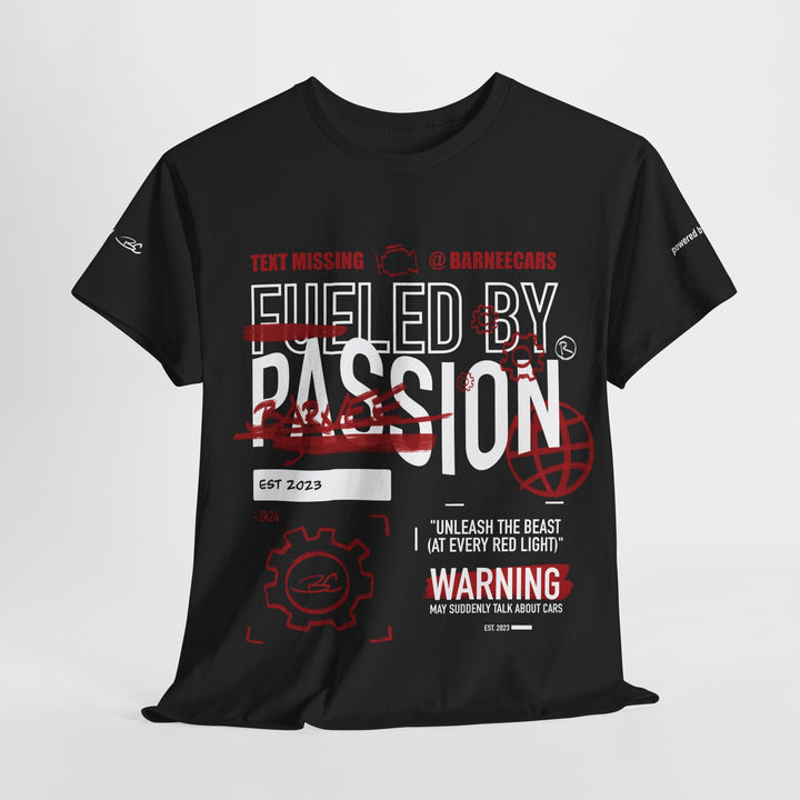 Unisex Heavy Cotton Tee - "Fueled by Passion" - Barnee Cars™