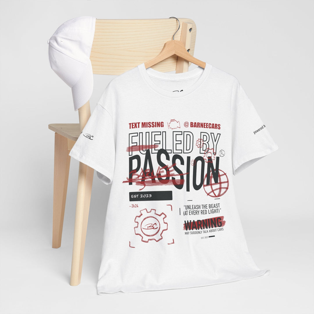 Unisex Heavy Cotton Tee - "Fueled by Passion" - Barnee Cars™