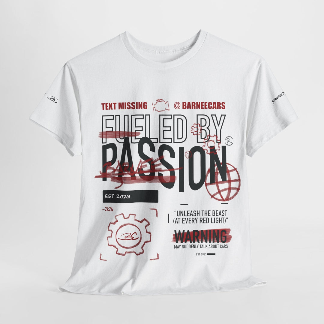 Unisex Heavy Cotton Tee - "Fueled by Passion" - Barnee Cars™