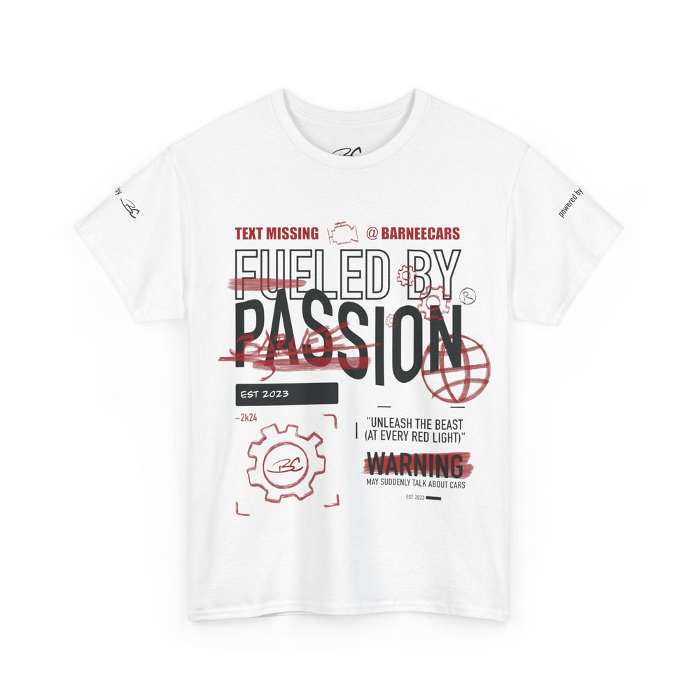 Unisex Heavy Cotton Tee - "Fueled by Passion" - Barnee Cars™