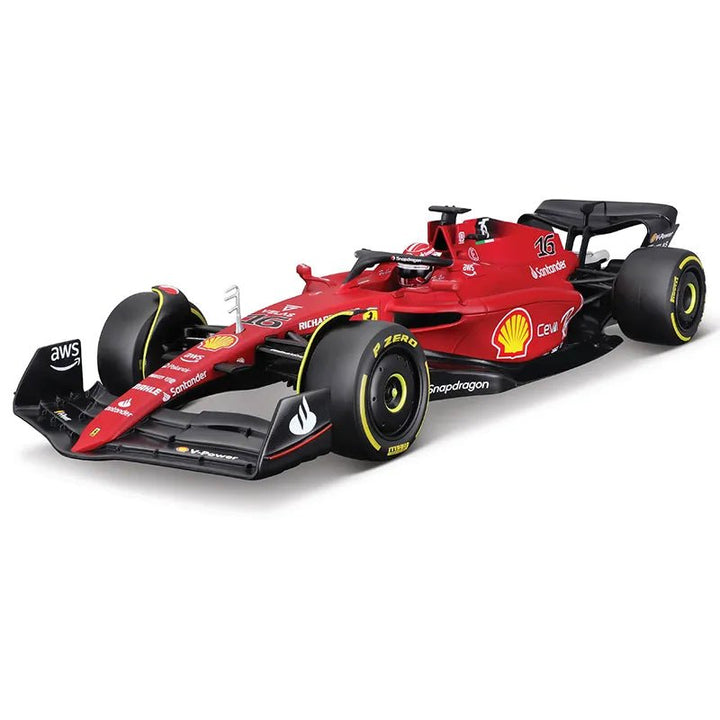 Bburago 1:18 2022 F1-75 F1 Racing - #16 Charles Leclerc Formula Car - Barnee's Cars