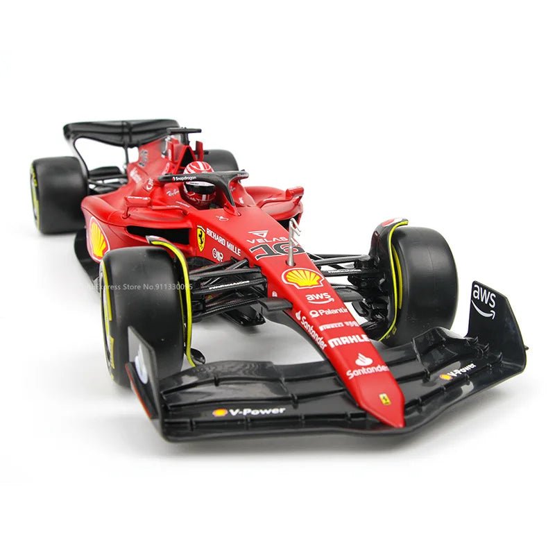 Bburago 1:18 2022 F1-75 F1 Racing - #16 Charles Leclerc Formula Car - Barnee's Cars