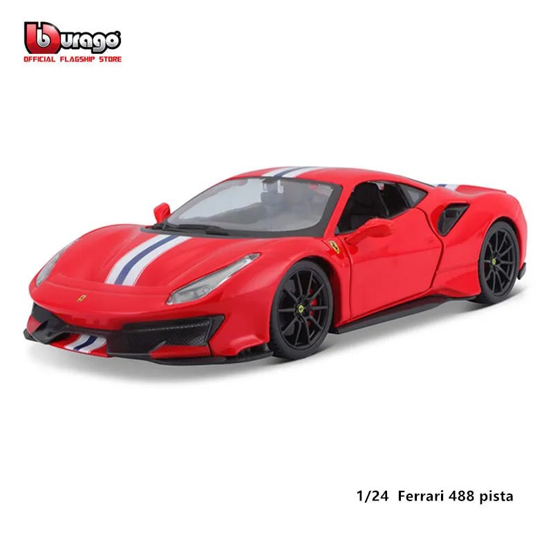 Bburago 1:24 Ferrari 488 Pista Stradale - Barnee's Cars