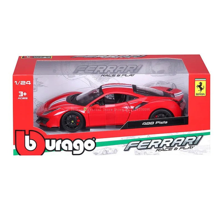 Bburago 1:24 Ferrari 488 Pista Stradale - Barnee's Cars