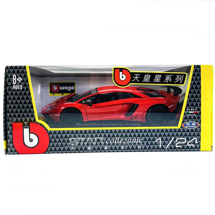 Bburago 1:24 Lamborghini Aventador SV Coupe LP750 - Barnee's Cars