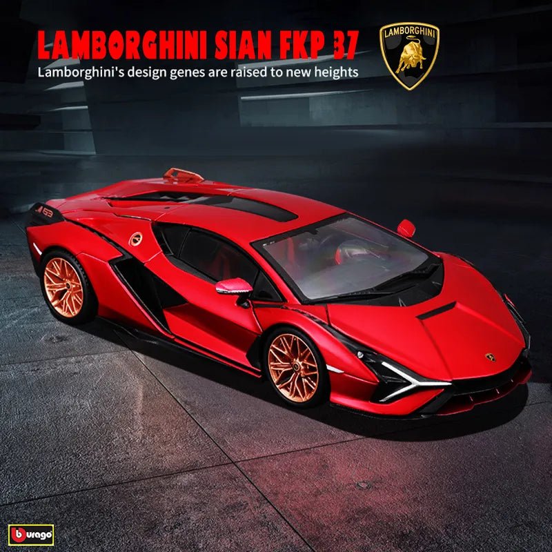 Bburago 1:24 Lamborghini Sian FKP 37 - Barnee's Cars