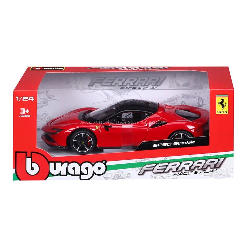 Bburago 1:24 Scale Ferrari SF90 STRADALE - Barnee's Cars