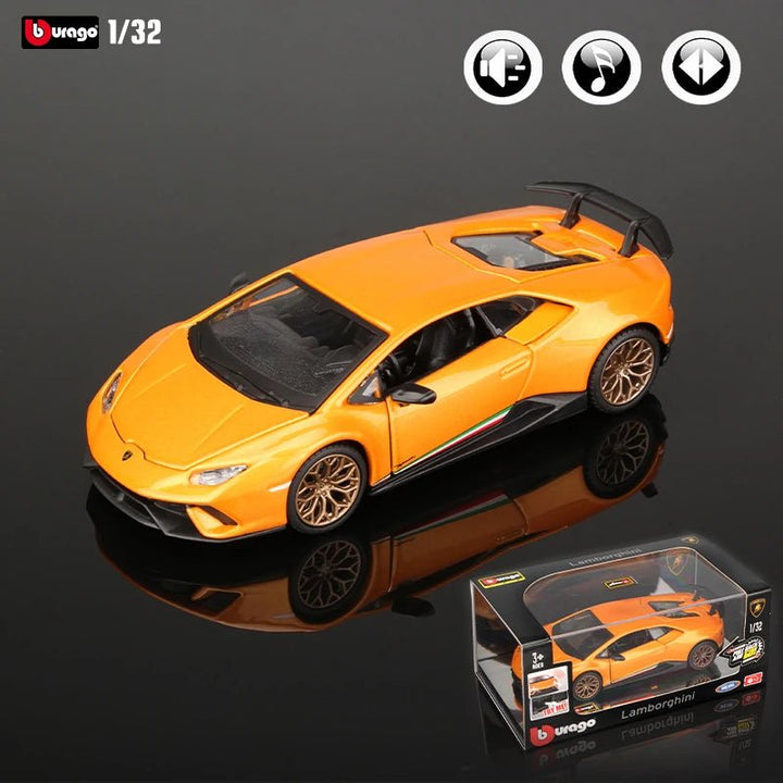 Bburago 1:32 Pull-back Lamborghini Huracan Performante - Barnee's Cars