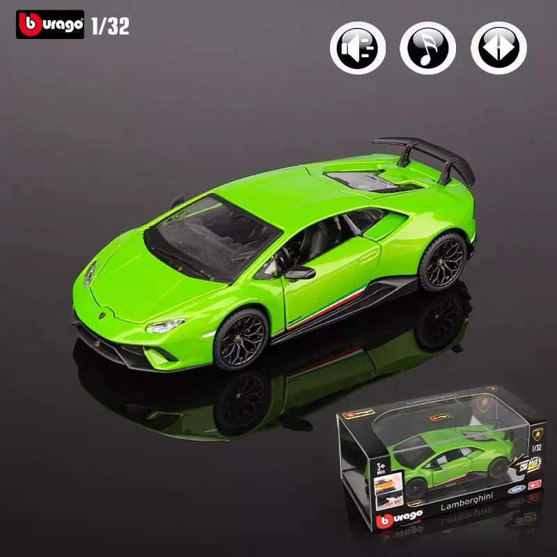 Bburago 1:32 Pull-back Lamborghini Huracan Performante - Barnee's Cars