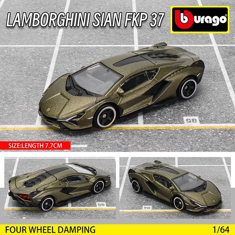 Bburago 1:64 Car Collection (Lamborghini; Ferrari; Porsche; VW; Ford; Merdeces-Benz) - Barnee's Cars